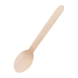 Fiesta Compostable Wooden Dessert Spoons