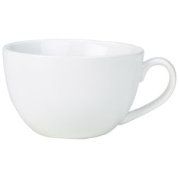 Genware Porcelain Bowl Shaped Cup 17.5cl/ 6oz