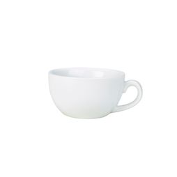 Genware Porcelain Bowl Shaped Cup 25cl/ 8.75oz