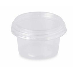 4oz Majestic Plastic Containers With Lids