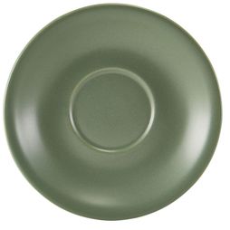GenWare Porcelain Matt Sage Saucer 13.5cm/ 5.25"