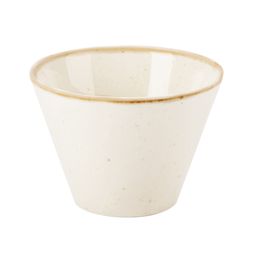 Seasons By Porcelite Oatmeal Conic Bowl 5.5cm / 2.25" 5cl / 1.75"