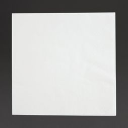 Fiesta Recyclable Lunch Napkin White 33x33cm 2ply 1/4 Fold