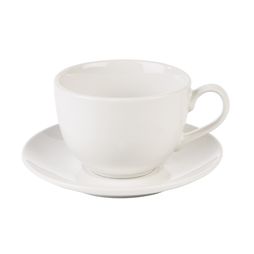 Simply Tableware White Contemporary Tea Cup 9oz EC0059