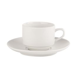 Simply Tableware White Stacking Cup 7oz EC0013