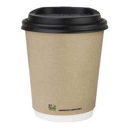 Fiesta Compostable Coffee Cups Double Wall 227ml / 8oz alternative