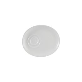 Rustico Ivory Saucer/Side Plate 20X17cm/8" X 6.75"