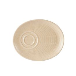 Rustico Nude Saucer/Side Plate 20X17cm/8" X 6.75"