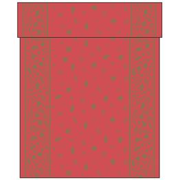 Swantex Red Winter Foliage Airliad Table Runner - 38cm x 12m TABRUN-RWF