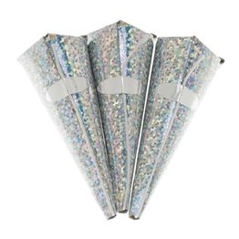 Swantex Silver Holographic Cone Party Poppers SILHOLCPOP