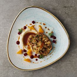 Churchill Stonecast Accents Lotus Plate Duck egg 229mm alternative