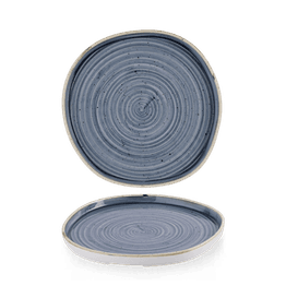 Churchill Stonecast Blueberry Organic Walled Plates 206mm