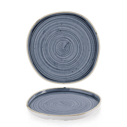 Churchill Stonecast Blueberry Organic Walled Plates 257mm