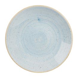 Churchill Stonecast Deep Coupe Plates Duck Egg Blue 225mm
