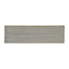 Churchill Stonecast Grey Oblong Plates 300 x 90mm