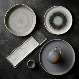 Churchill Stonecast Grey Organic Walled Bowls 197mm alternative