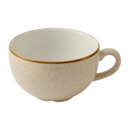 Churchill Stonecast Nutmeg Cream Cafe Cappuccino Cups 355ml