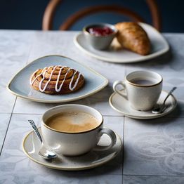 Churchill Stonecast Nutmeg Cream Cafe Espresso Saucers 115mm alternative