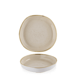 Churchill Stonecast Nutmeg Cream Organic Walled Bowls 197mm