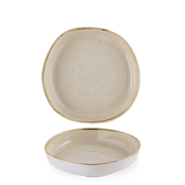 Churchill Stonecast Nutmeg Cream Organic Walled Bowls 232mm