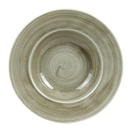 Churchill Stonecast Patina Antique Wide Rim Bowls Burnished Green 280mm alternative