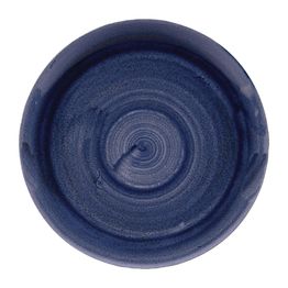 Churchill Stonecast Patina Coupe Plates Cobalt Blue 288mm