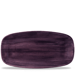 Churchill Stonecast Patina Deep Purple Chefs' Oblong Plate 355mm