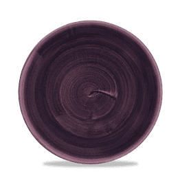 Churchill Stonecast Patina Deep Purple Coupe Plate 217mm