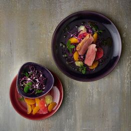 Churchill Stonecast Patina Deep Purple Triangle Bowl 153mm alternative