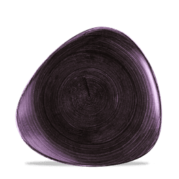 Churchill Stonecast Patina Deep Purple Triangle Plate 229mm