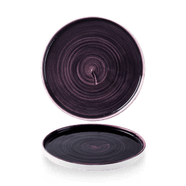 Churchill Stonecast Patina Deep Purple Walled Plate 210mm