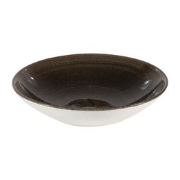 Churchill Stonecast Patina Evolve Coupe Bowls Iron Black 182mm alternative