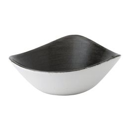 Churchill Stonecast Patina Lotus Bowl Iron Black 178mm