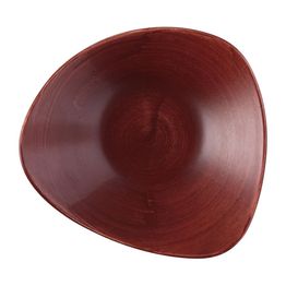 Churchill Stonecast Patina Lotus Bowl Red Rust 235mm