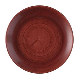 Churchill Stonecast Patina Red Rust Evolve Coupe Plates 219mm