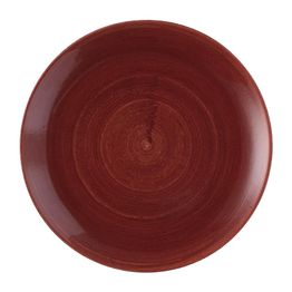 Churchill Stonecast Patina Red Rust Evolve Coupe Plates 286mm