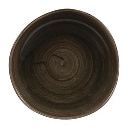 Churchill Stonecast Patina Round Trace Plates Iron Black 264mm