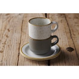 Churchill Stonecast Profile Stacking Cup Grey 227ml alternative