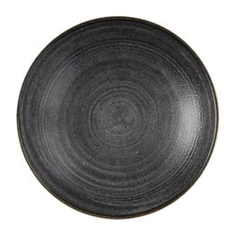 Churchill Stonecast Raw Coupe Bowls Black 184mm