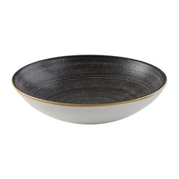 Churchill Stonecast Raw Coupe Bowls Black 184mm alternative