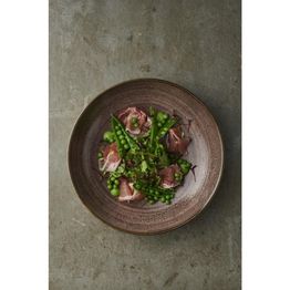 Churchill Stonecast Raw Coupe Bowls Brown 184mm alternative