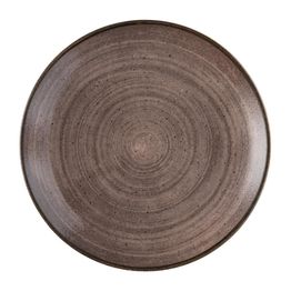 Churchill Stonecast Raw Evolve Coupe Plates Brown 260mm