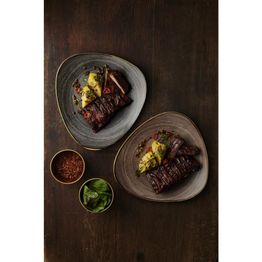 Churchill Stonecast Raw Lotus Plate Brown 254mm alternative