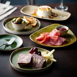 Churchill Stonecast Sage Green Organic Walled Plates 206mm alternative