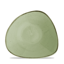 Churchill Stonecast Sage Green Triangle Bowl 235mm