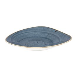 Churchill Stonecast Triangular Shallow Bowls Blueberry 272mm alternative