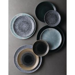 Churchill Stonecast Aqueous Coupe Plates Bayou Taupe 217mm alternative