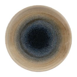 Churchill Stonecast Aqueous Coupe Plates Bayou Taupe 217mm
