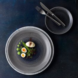 Churchill Stonecast Aqueous Fjord Evolve Coupe Plate 11.25" alternative