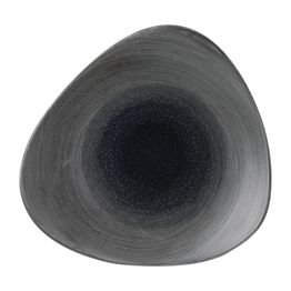 Churchill Stonecast Aqueous Lotus Plates Grey 254mm